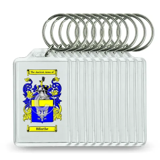 Biforthe Set of 10 Keychains