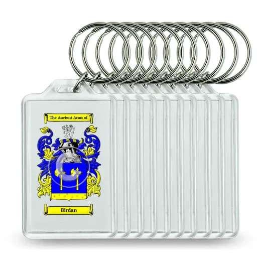 Birdan Set of 10 Keychains