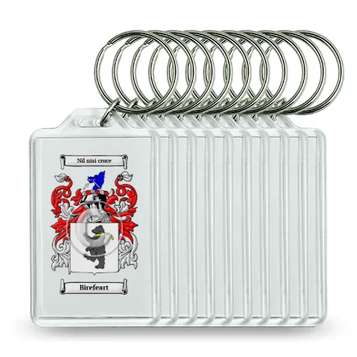 Birefeart Set of 10 Keychains