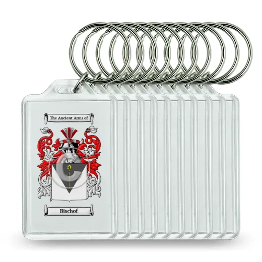Bischof Set of 10 Keychains