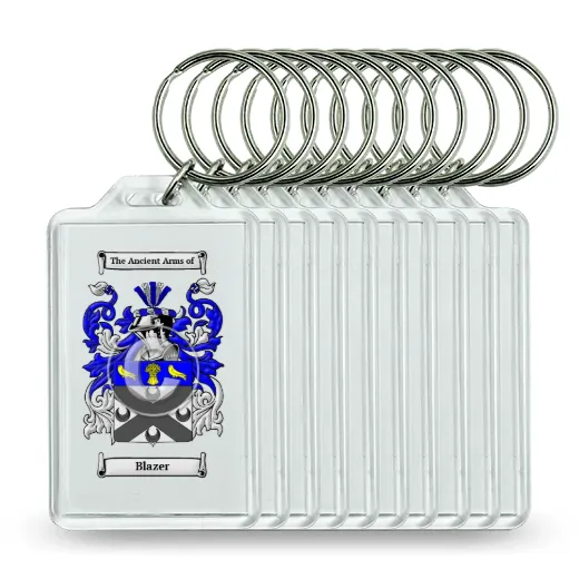 Blazer Set of 10 Keychains