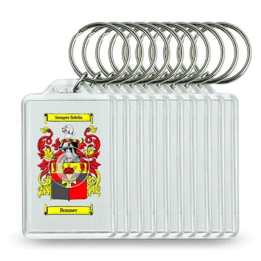 Bonner Set of 10 Keychains