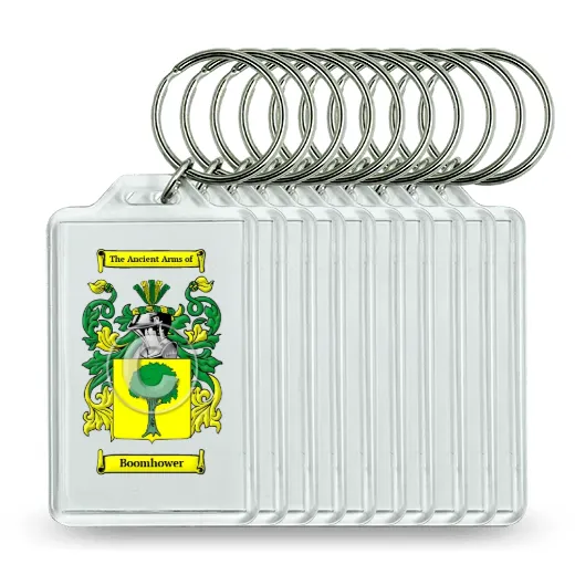 Boomhower Set of 10 Keychains