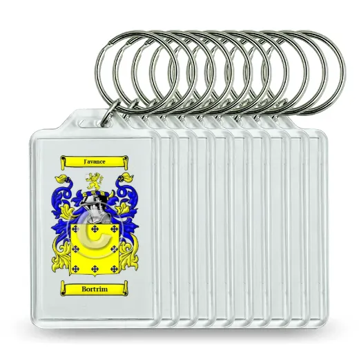 Bortrim Set of 10 Keychains