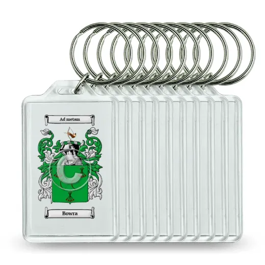 Bowra Set of 10 Keychains