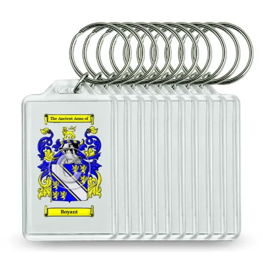 Boyant Set of 10 Keychains