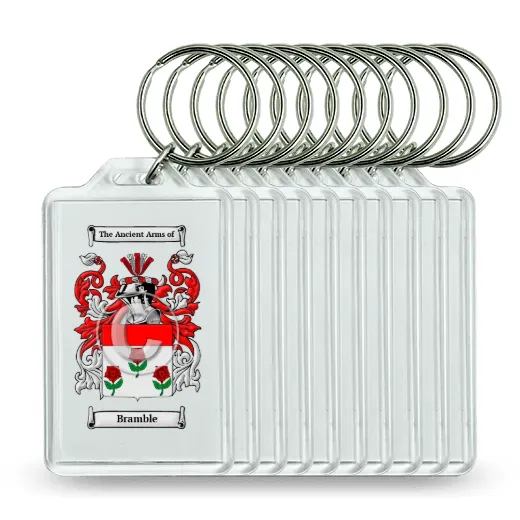 Bramble Set of 10 Keychains