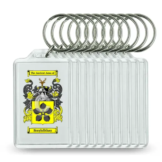 Braylsfithay Set of 10 Keychains