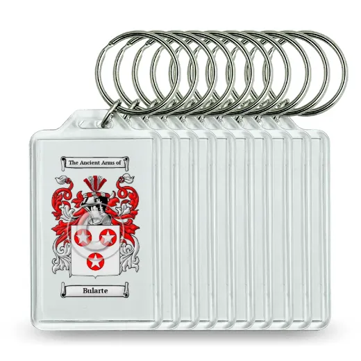 Bularte Set of 10 Keychains