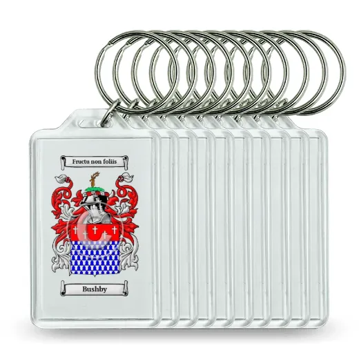 Bushby Set of 10 Keychains