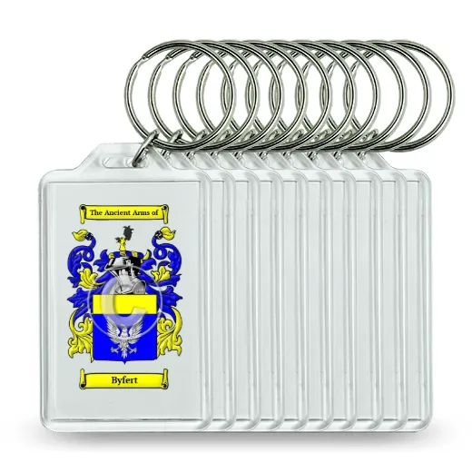 Byfert Set of 10 Keychains