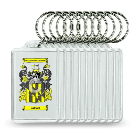 Calbart Set of 10 Keychains