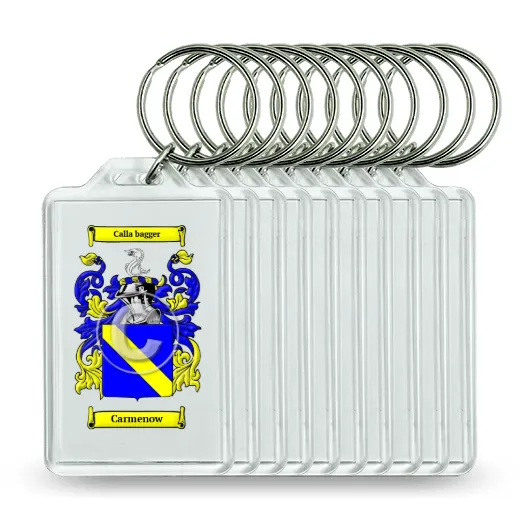 Carmenow Set of 10 Keychains