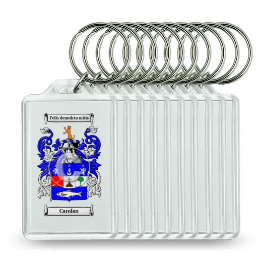 Carolan Set of 10 Keychains