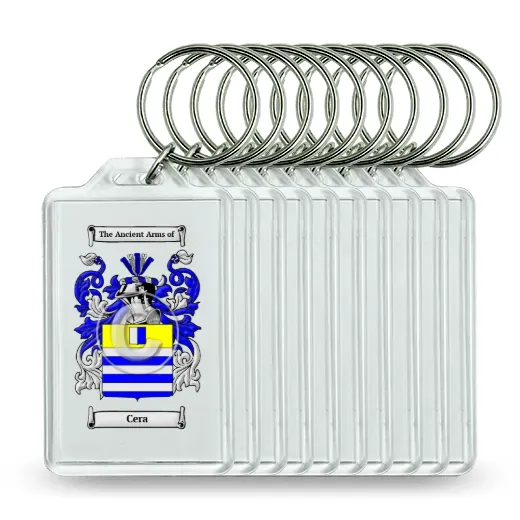 Cera Set of 10 Keychains