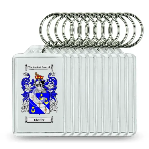 Chaffer Set of 10 Keychains