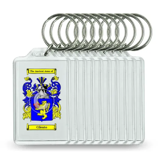 Cilento Set of 10 Keychains