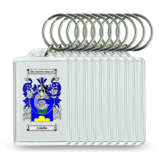 Colello Set of 10 Keychains