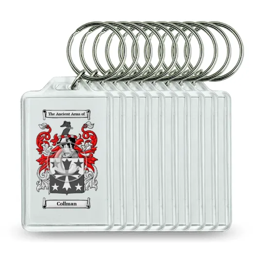 Collman Set of 10 Keychains