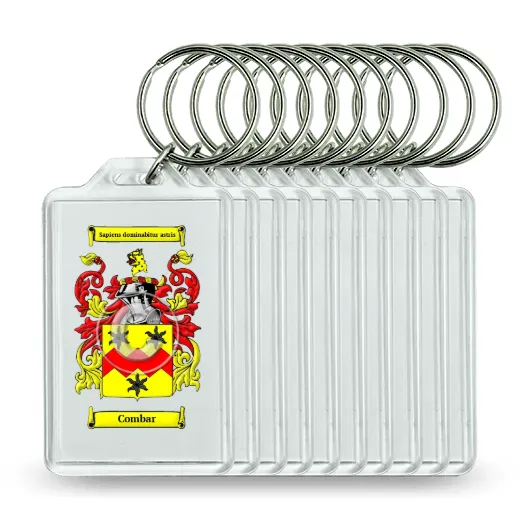 Combar Set of 10 Keychains