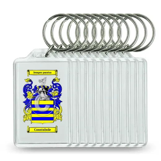 Constabole Set of 10 Keychains