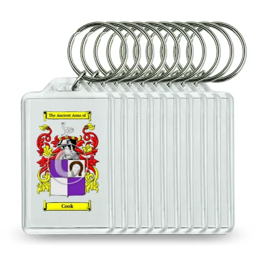 Cook Set of 10 Keychains