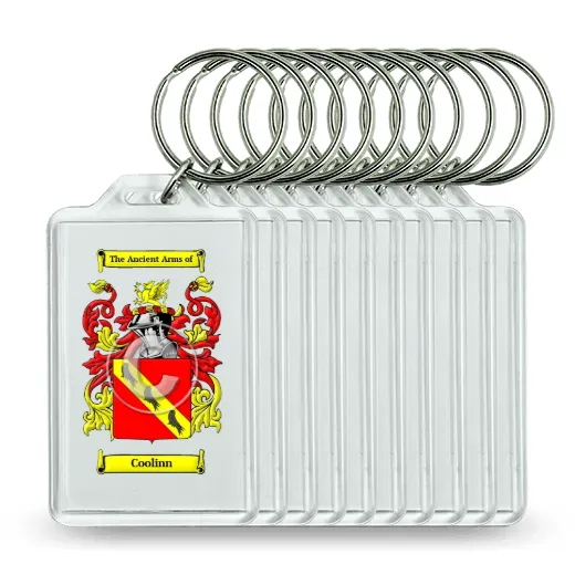 Coolinn Set of 10 Keychains