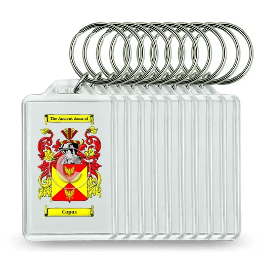 Copas Set of 10 Keychains
