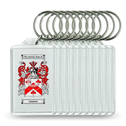 Couttet Set of 10 Keychains