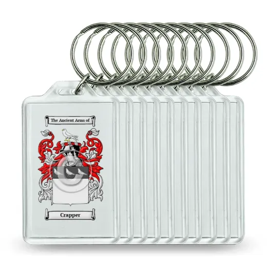 Crapper Set of 10 Keychains