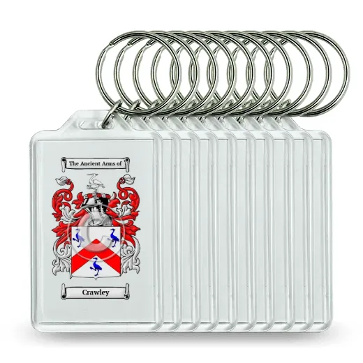 Crawley Set of 10 Keychains