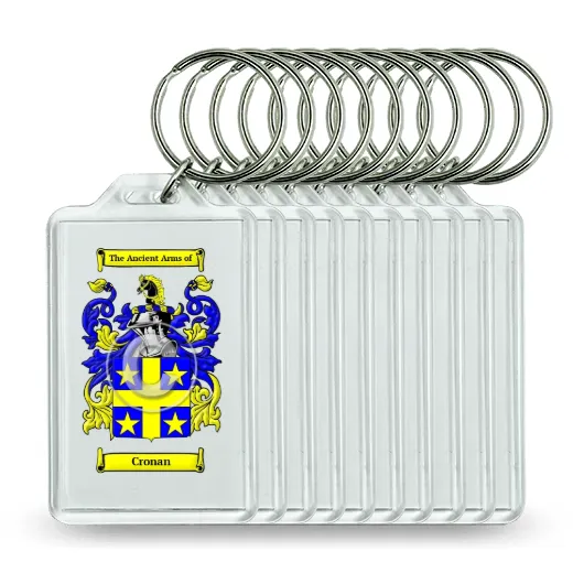 Cronan Set of 10 Keychains