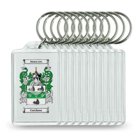 Cutchens Set of 10 Keychains