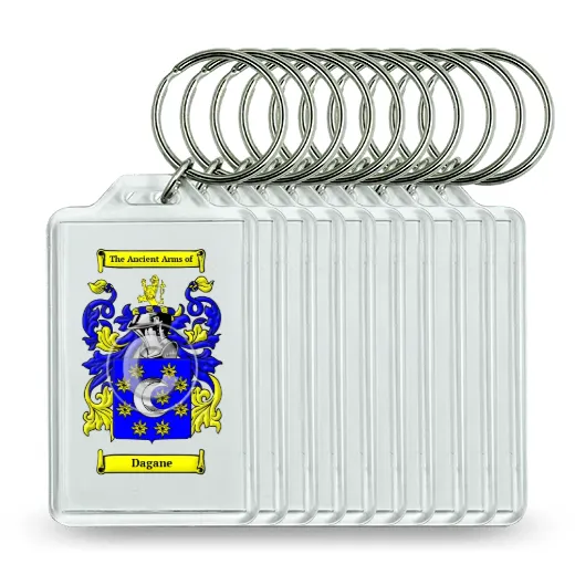 Dagane Set of 10 Keychains