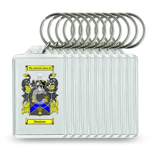 Danison Set of 10 Keychains