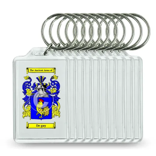 De gay Set of 10 Keychains