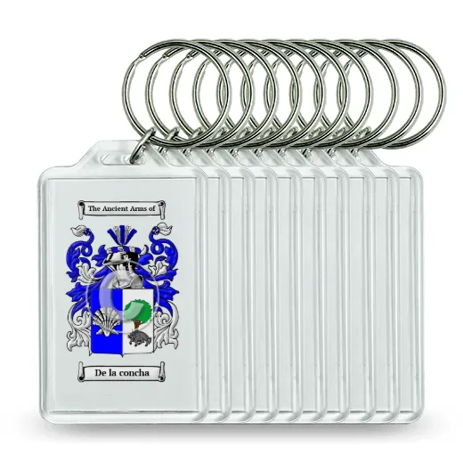 De la concha Set of 10 Keychains