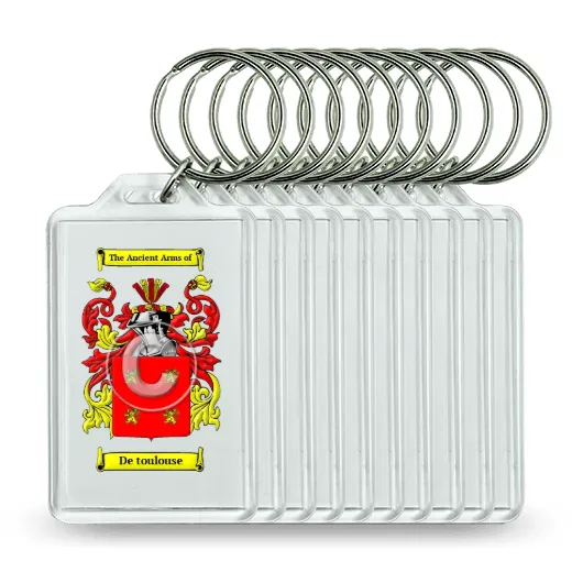 De toulouse Set of 10 Keychains
