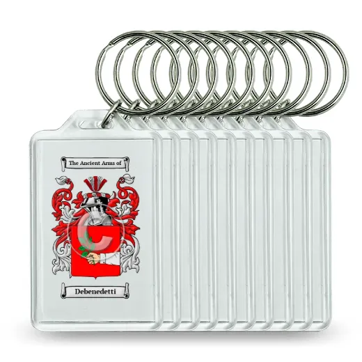 Debenedetti Set of 10 Keychains