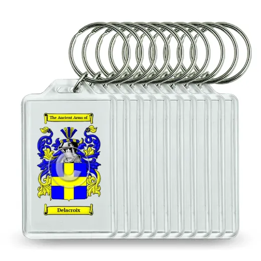 Delacroix Set of 10 Keychains