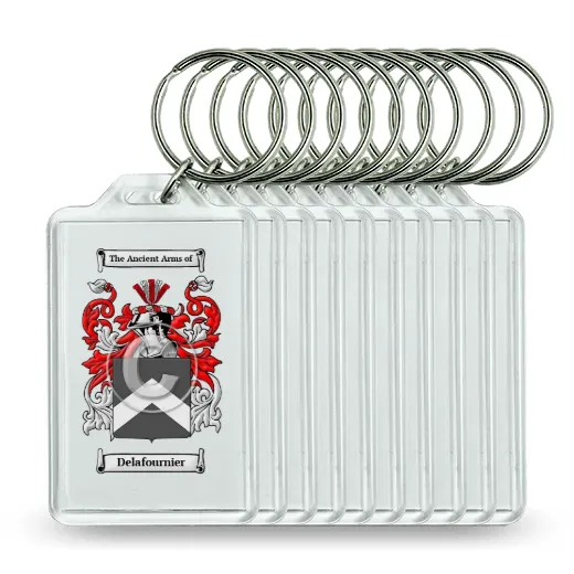 Delafournier Set of 10 Keychains