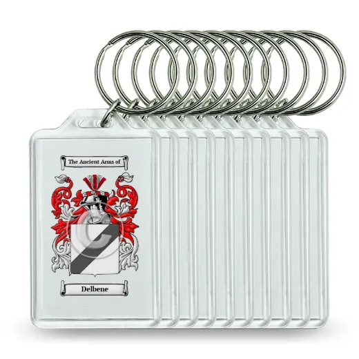 Delbene Set of 10 Keychains