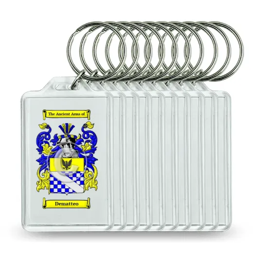 Dematteo Set of 10 Keychains