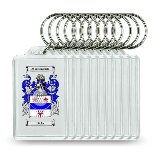 Dicks Set of 10 Keychains