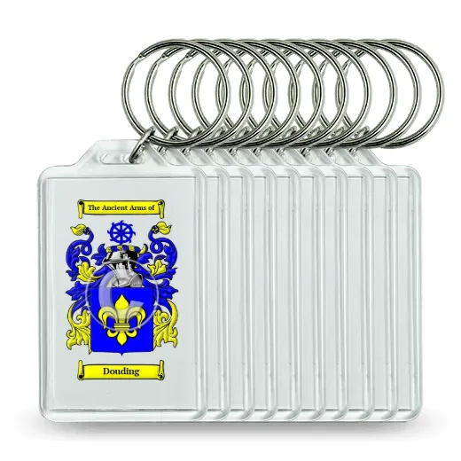 Douding Set of 10 Keychains