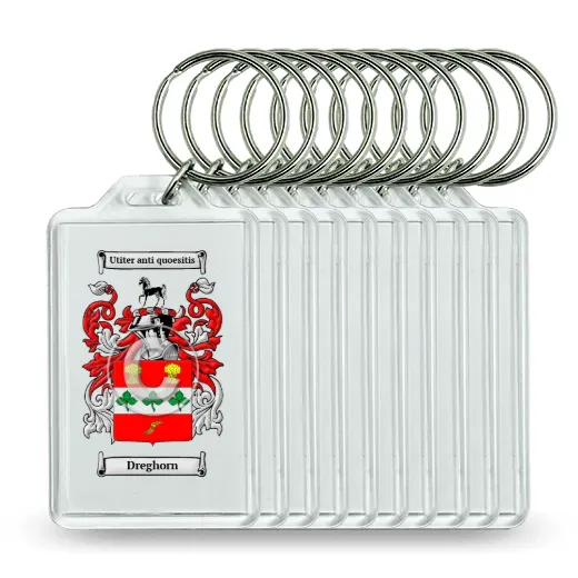 Dreghorn Set of 10 Keychains