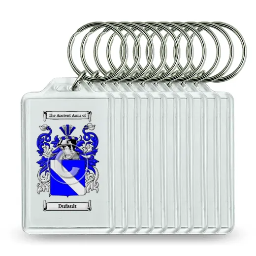 Dufault Set of 10 Keychains