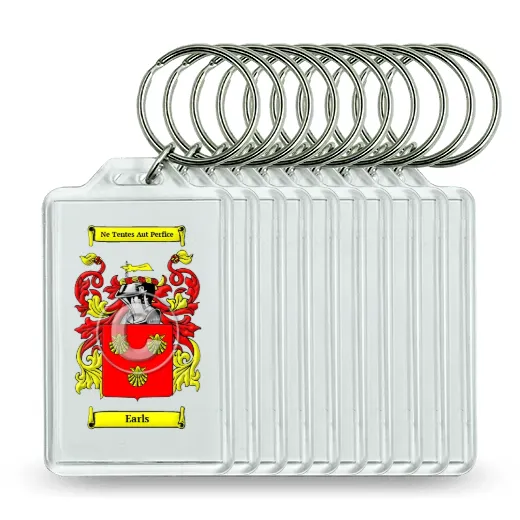 Earls Set of 10 Keychains