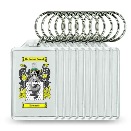 Edwards Set of 10 Keychains