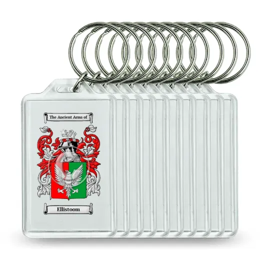 Ellistoom Set of 10 Keychains